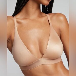 NWT Negative Underwear Sieve Glacé Triangle Bra in Buff Size 3